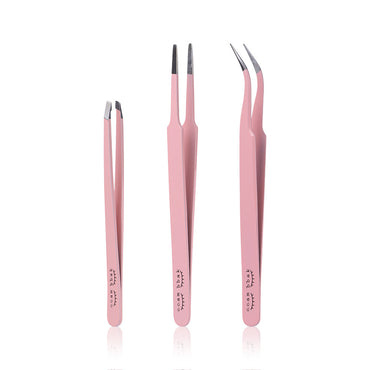Ccambbak Pink Tweezer 斜線形