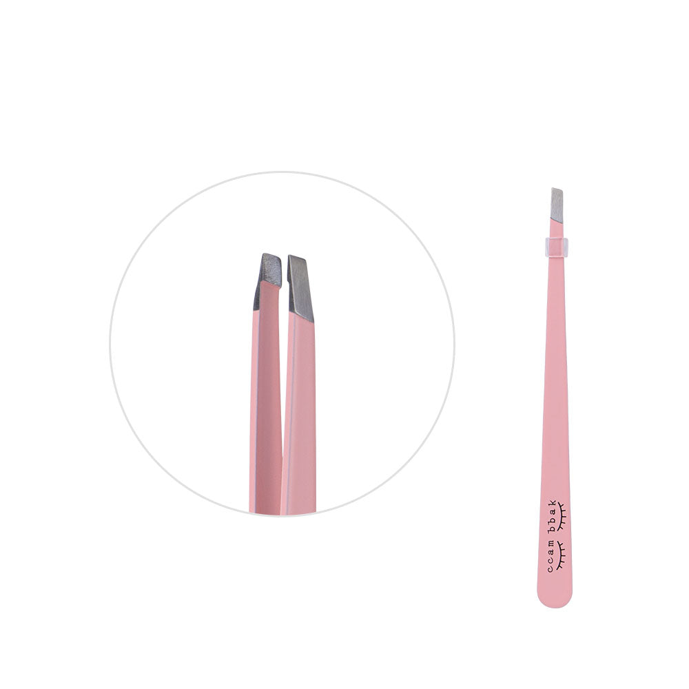 Ccambbak Pink Tweezer 斜線形