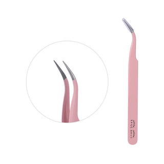 Ccambbak Pink Tweezer 曲線形