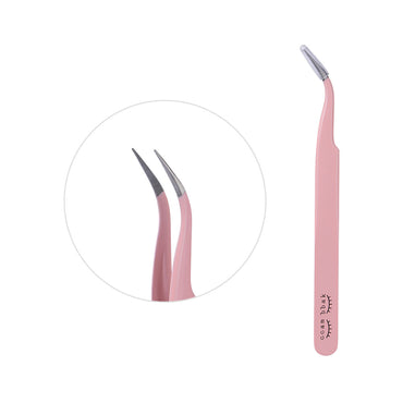 Ccambbak Pink Tweezer 曲線形