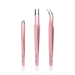 Ccambbak Pink Tweezer 曲線形