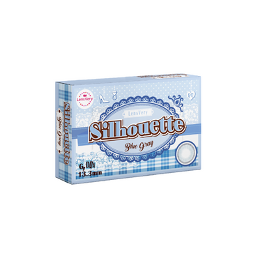 Silhouette Blue Gray