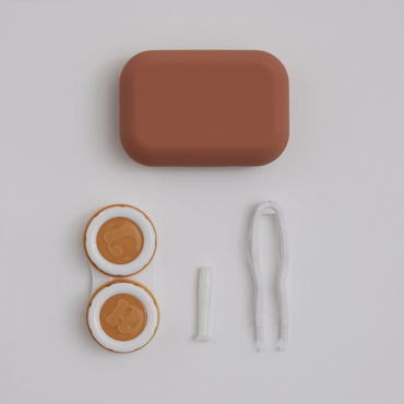Simple lens case ブラウン