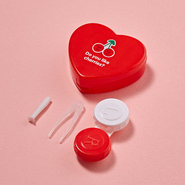 Heart lens Case レッド