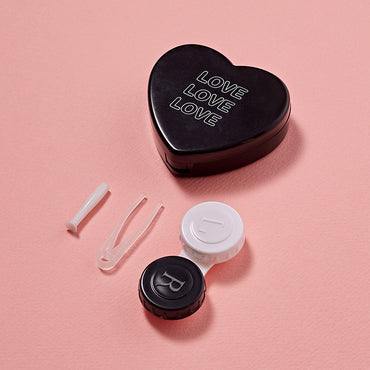 Heart lens Case ブラック