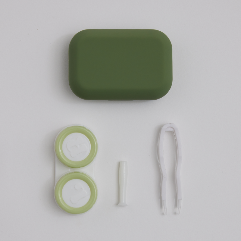 Simple lens case オリーブ