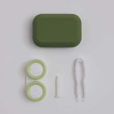 Simple lens case オリーブ