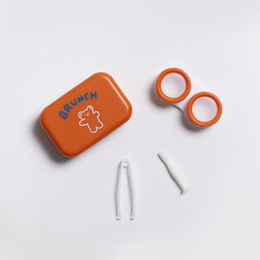 Teddy Bear Lens Case オレンジ