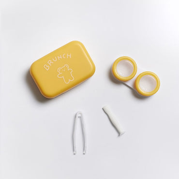 Teddy Bear Lens Case きいろ